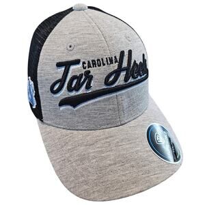 North Carolina Tar Heels Snapback Youth Hat Cap Gray Mesh Adjustable Embroidered